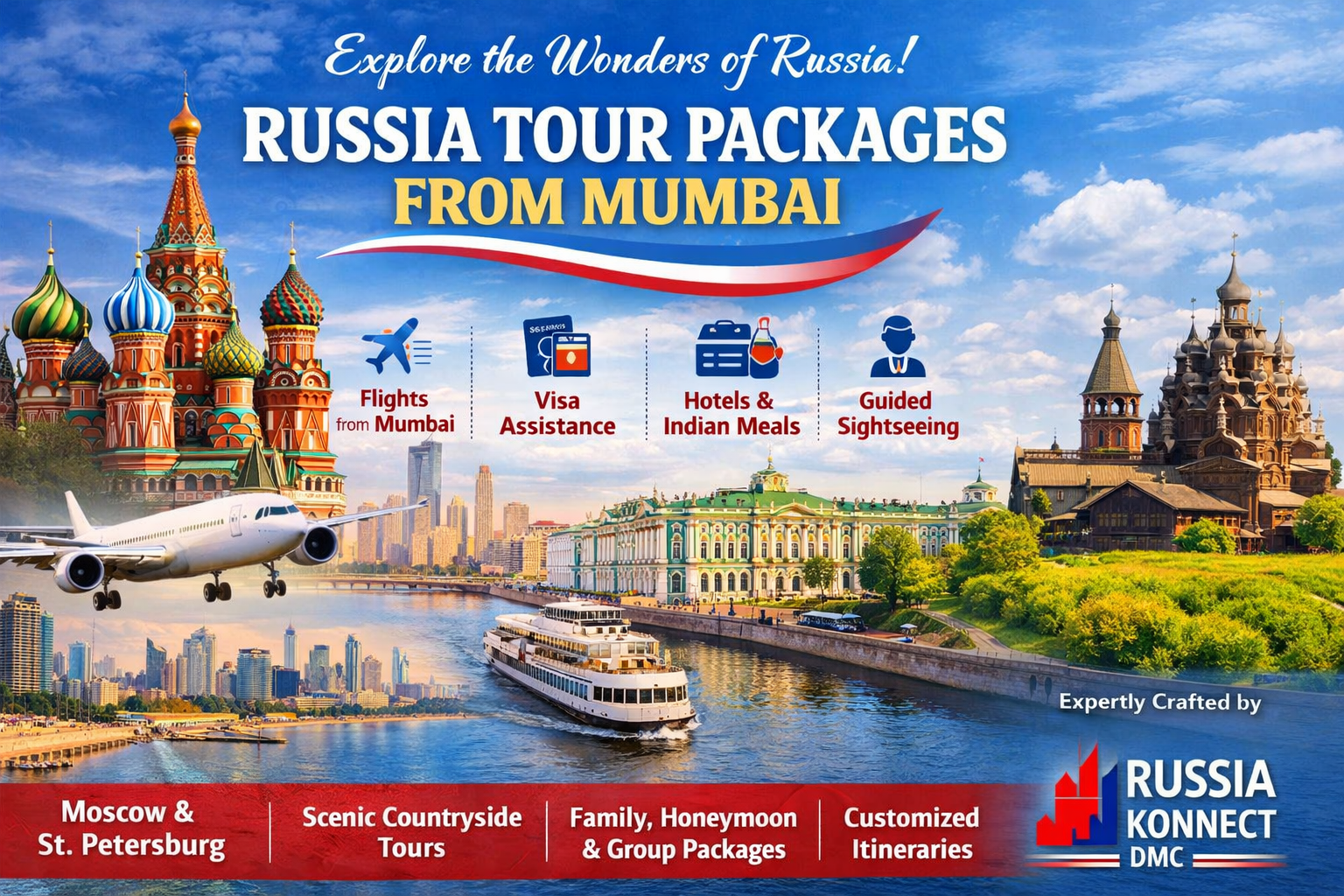 Read more about the article Russia Tour Packages from Mumbai – Explore Russiawith Russia Konnect DMC
