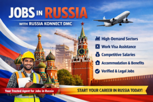 Read more about the article Jobs in Russia – A Complete Guide byRussia Konnect DMC